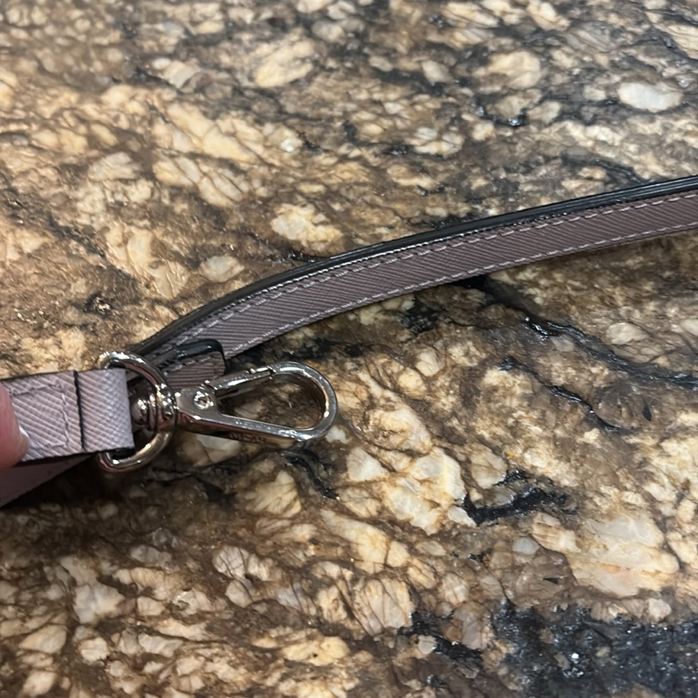 MCM Authentic NWOT Saffiano Nuovo Gray Tote Crossbody Bag with Dust bag - Picture 14 of 14